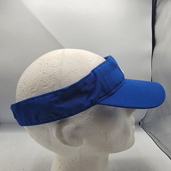 Asics Adults Blue Visor Hat One Size Fits Most Golf Adjustable Casual Outdoors - Picture 4 of 8